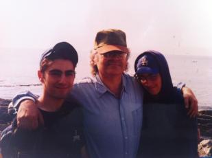 Joe with his sons, David Salerno and Dan Salerno